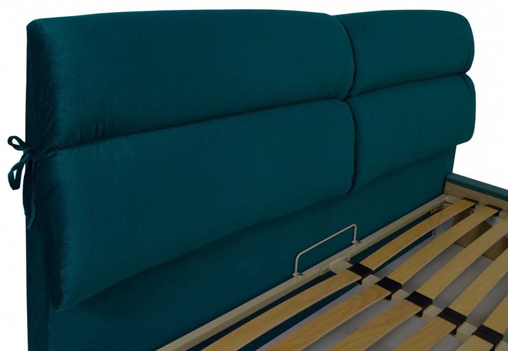 Ліжко Edinburgh Comfort 120 х 200 см Missoni 017 З підйомним механізмом та нішою для білизни Синій Дніпро - фото 10