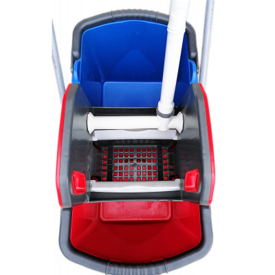 Відро для швабр Planet Household візок для прибирання на 2 відра з віджимом 25+25 л (10249) Вінниця - фото 4