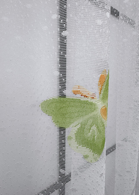 Тюль жакард VR-Textil № 1895т Арка на кухню колір білий 500х150 см (53-0099) Київ - фото 5