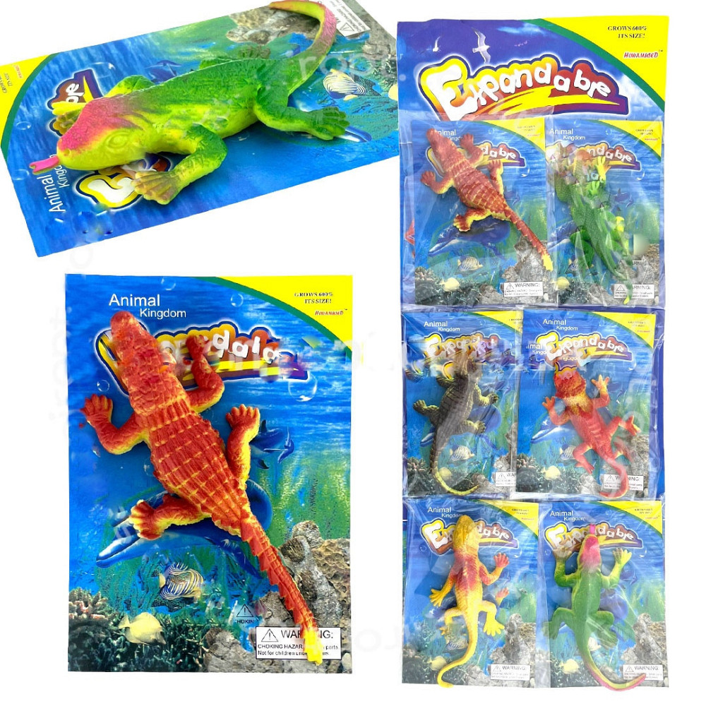 Игрушки растущие в воде большие Ящерицы 6 шт Киев - изображение 1