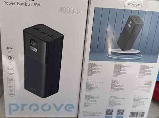 Павербанк PROOVE giant lite 40тис 22,5w. Киев