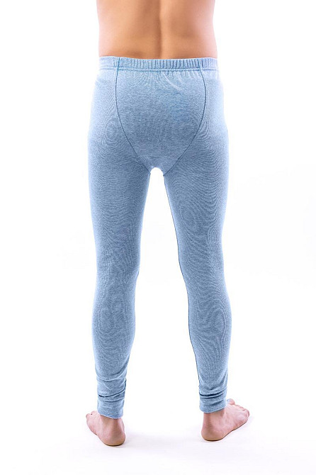 Чоловічі підштаники кальсони блакитний колір топ Крохатушка одяг Київ - фото 3