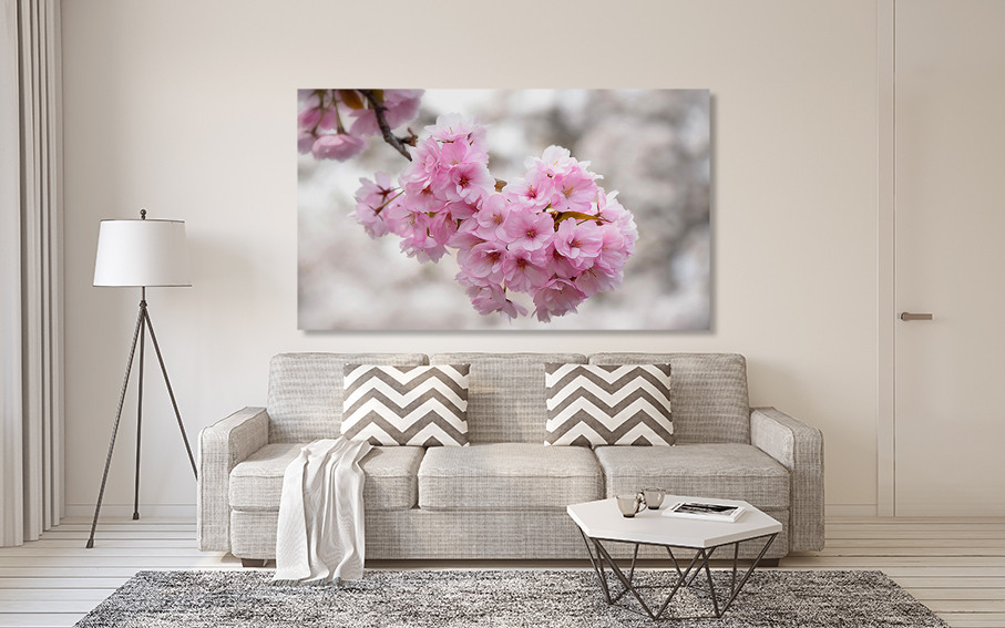 Картина холст у вітальню / спальню   Сакура    MLP_116  ( 60х30см ) 50x100 см Київ - фото 2