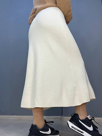 Спідниця жіноча My fashion 2024402 трапеція косичка довга one size, молочний, one size Одеса - фото 3
