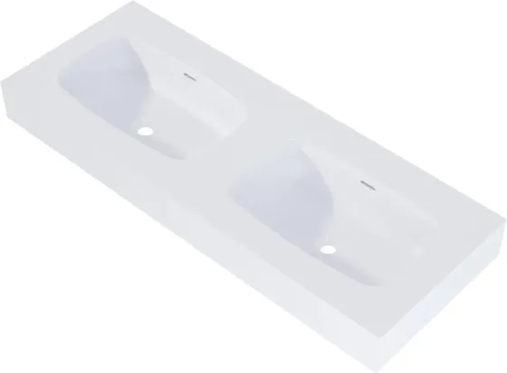 Раковина  Elita Dimple Duo 120Cm Marmur White Matt 168884 Киев