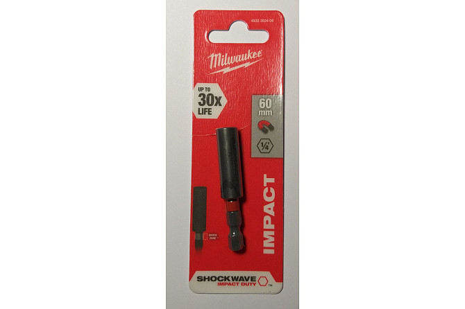 Держатель для бит магнитный ShW1/4 (60 мм; 1 шт.) Milwaukee 4932352406 Коломия - фото 1