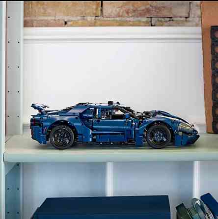 Конструктор машинка Technic Ford GT 2022, 1466 деталей маштаб 1:10  Форд  Синый Киев