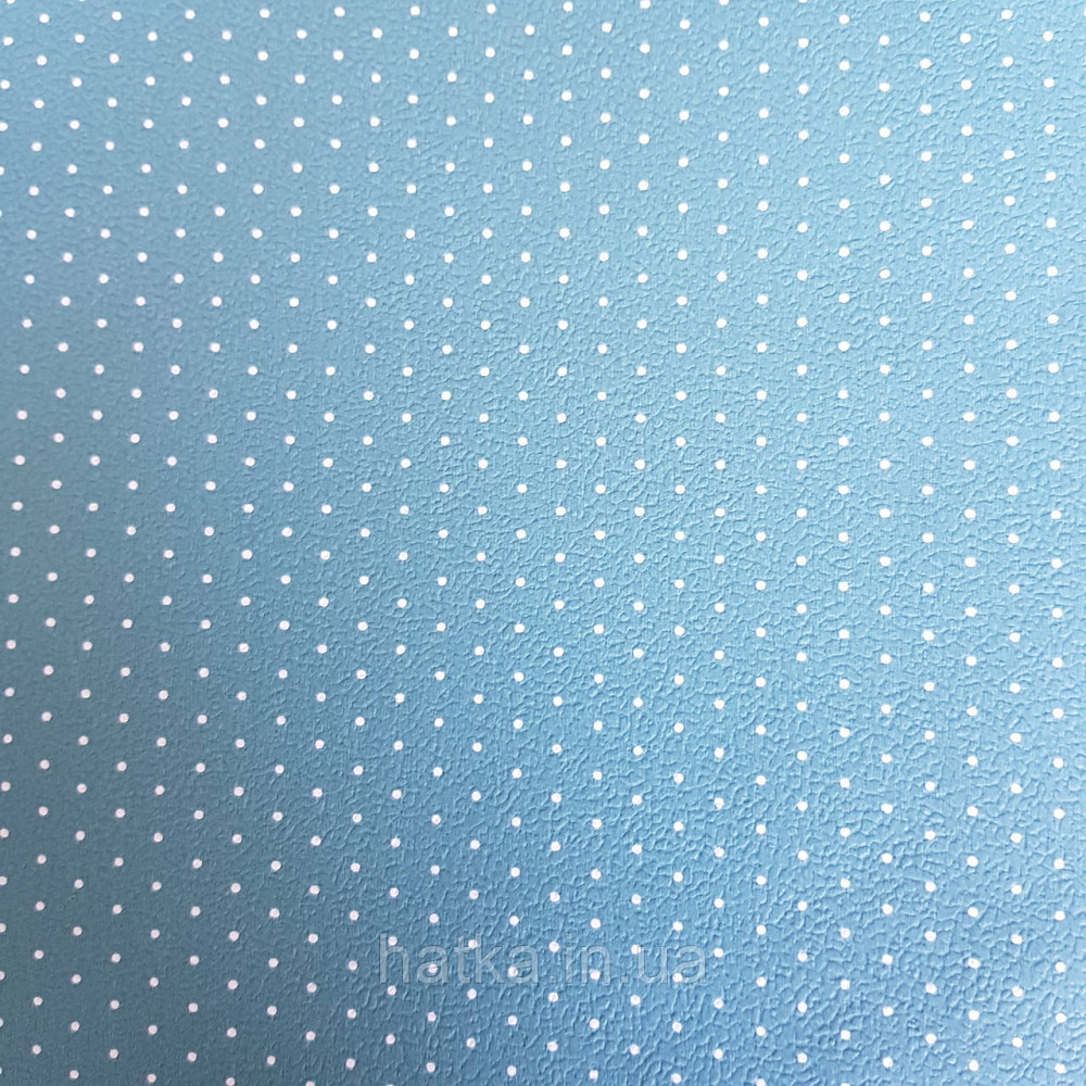 Обои виниловые на флизелине 0.53х10.05 Rasch Textil Petite Fleur 5 точки белые на бирюзовом Киев - изображение 2