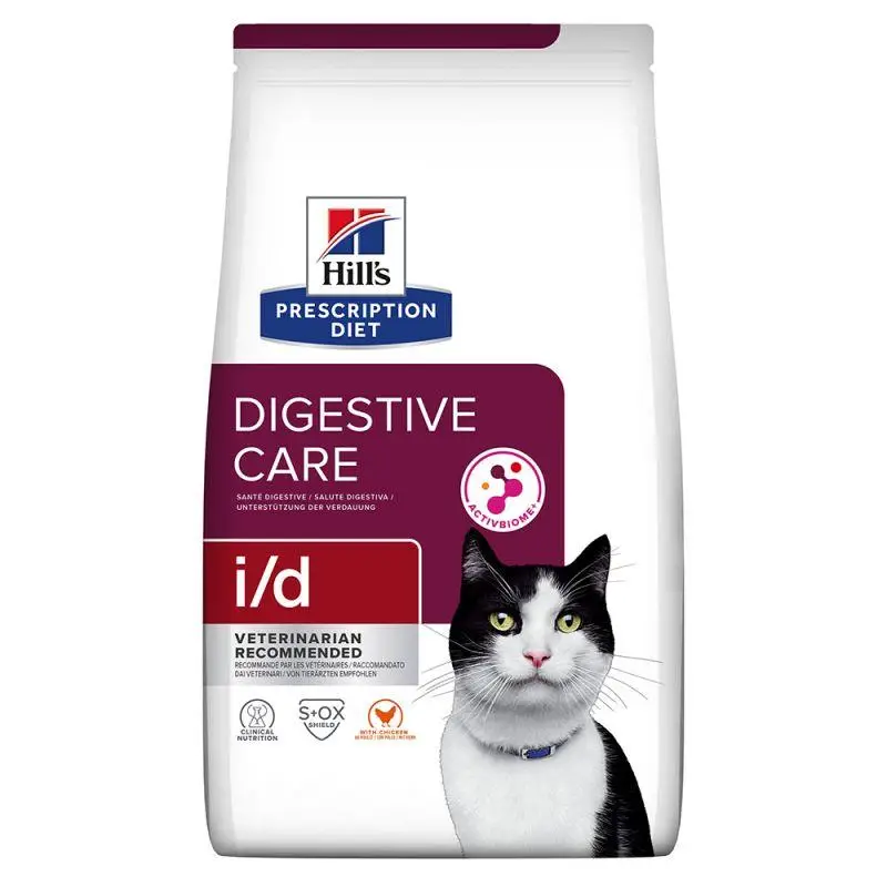 Hills Prescription Diet Feline i/d Chicken (Хиллс ПД Филайн ай/д Курица) для котов для ЖКТ, при панкреатитах 1.5 кг Запорожье - изображение 2