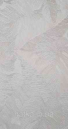 Шпалери вінілові на флізеліні Grandeco Time метрове листя монстери структурні білі сріблясті Київ