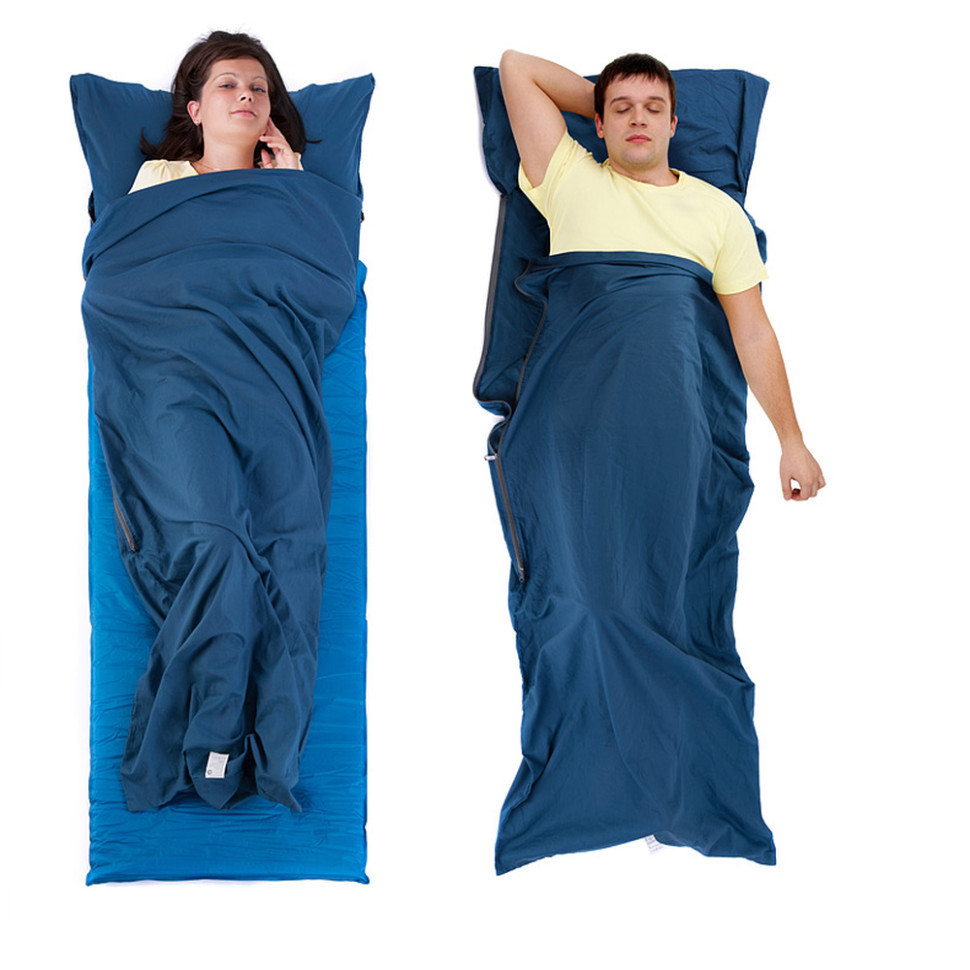 Подкладка для спального мешка Naturehike NH15S012-D, хлопок, синий Киев - изображение 4