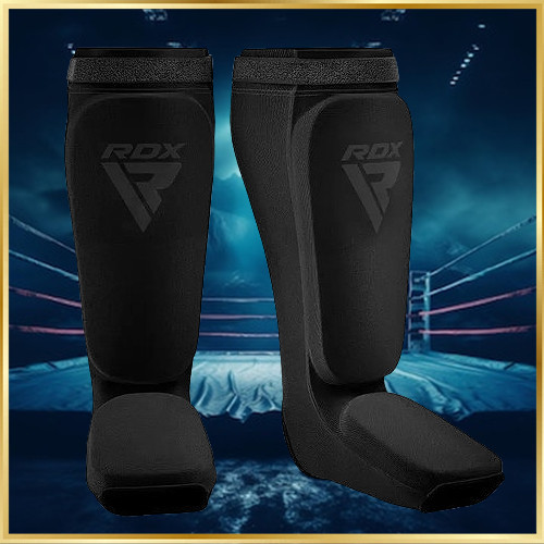 Захист гомілки та стопи RDX розмір S для занять ММА бойовим самбо кікбоксингом Накладки на ноги Київ - фото 6