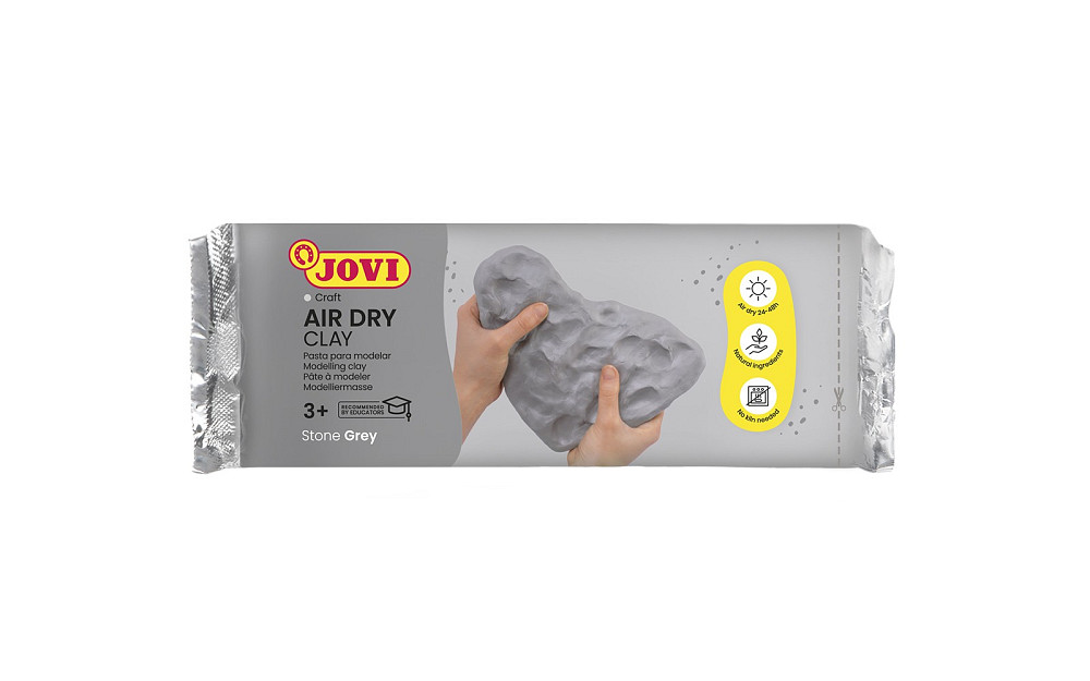Паста для моделювання самозастигаюча Jovi Air dry сіра 250 р. (83G) Киев - изображение 1