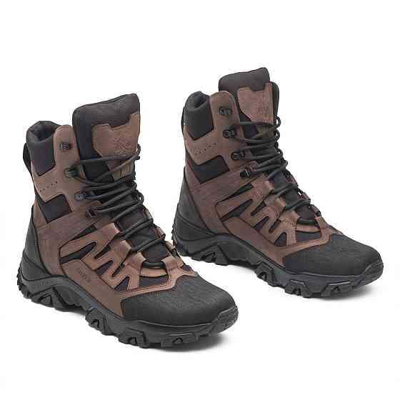 Тактичні берці зимові Т3-305 теплі коричневі водонепроникні армійські взуття ЗСУ поліція ДСНС 43 (28,5) Харків