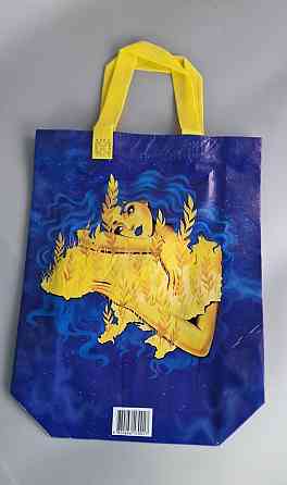 Сумка полипропиленовая с цветным рисунком  (30*38) №8 Украина (1 шт) Харьков