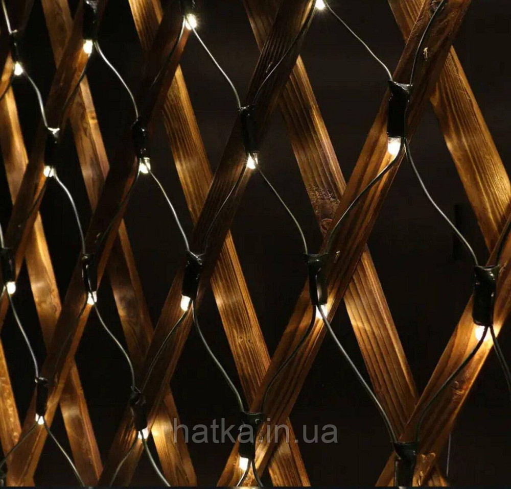 LED-Гірлянда Сітка 2х2м 144 LED Декоративна VALESO Київ - фото 4