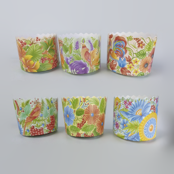 Форми для Пасок 300 гр d110 h85 Петриківка 50 шт/пач. Харків