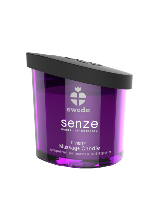 Масажна свічка - Swede Senze Divinity Grapefruit Palmarosa Petitgrain, 150 мл Sex Aura Київ