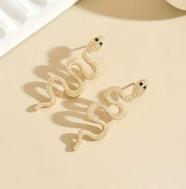 Сережки жіночі тренд Змії Київ - фото 2