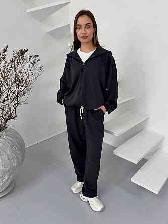 Жіночий стильний повсякденний костюм двійка, турцька петля бавовна Одеса