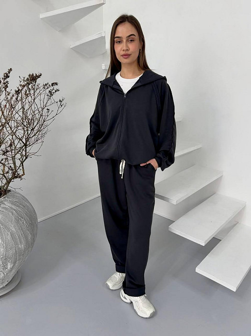 Жіночий стильний повсякденний костюм двійка, турцька петля бавовна Одеса - фото 1