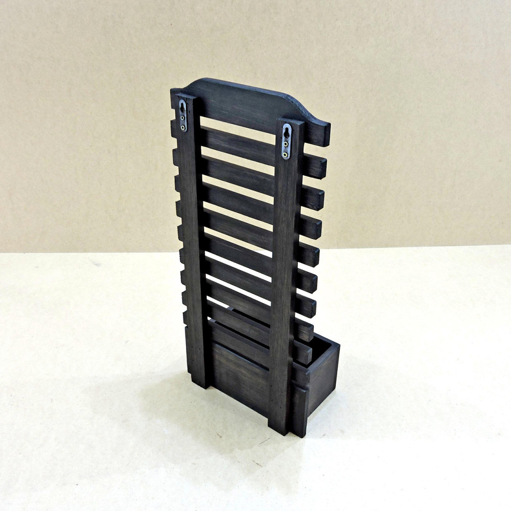 Полиця настінна для квітів "Сальвадор" венге Миколаїв - фото 8