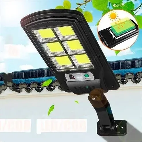 Вуличний ліхтар на стовп solar street light BL BK120-6COB з датчиком руху, 3 режими роботи Київ