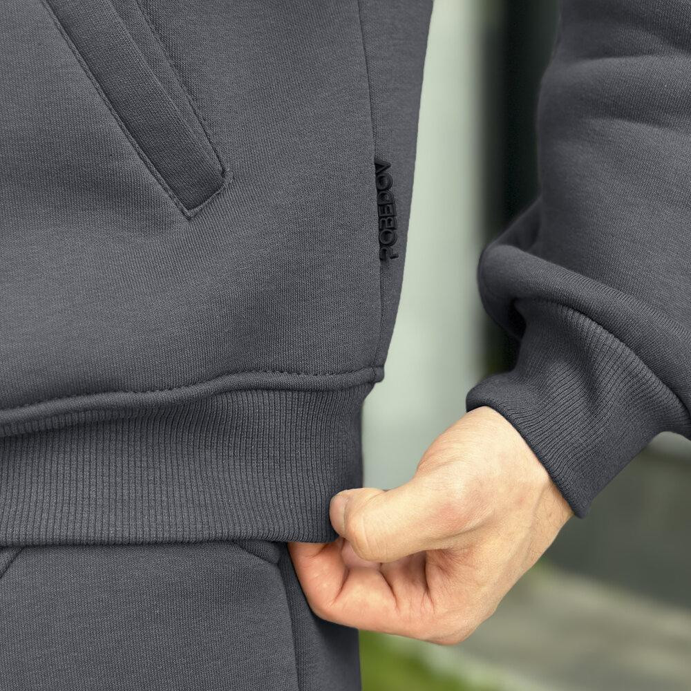 Комплект штани та кофта Pobedov Grand ЗИМА. Темно-сірий спортивний костюм Київ - фото 9