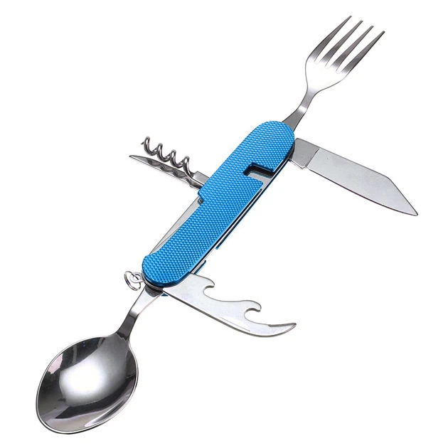 Мультитул туристичний Ложка-Виделка 6 в 1 Харків - фото 6