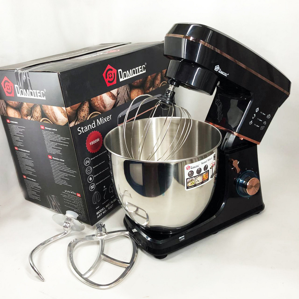 Миксер для взбивания кремов Domotec R 6673 12 л, Миксер с железной чашей, Тестомес с большой чашей PK-53 Львов - изображение 15