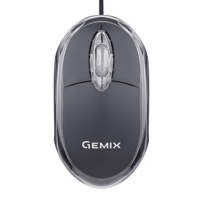 Мишка Gemix GM105 USB black (GM105Bk) Вінниця - фото 1