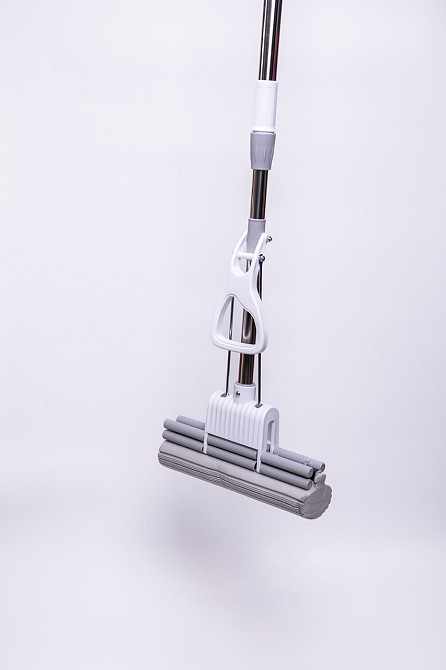 Household Швабра губка для миття підлоги з віджиманням швабра 38 (см) телескопічна самовіджимна Киев - изображение 10