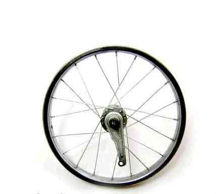 Обод велосипедний (у зборі) 12 (заднє черв'ячна втулка хром) Мукачево