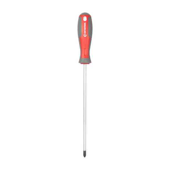 Викруткa хрестова, PH2×200 мм, Cr-V INTERTOOL VT-3323 Киев