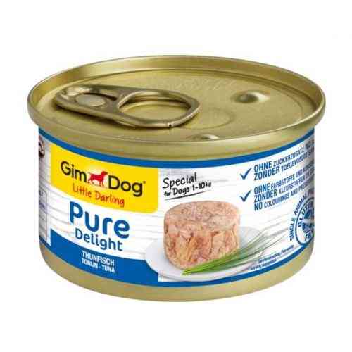 Корм влажный GimDog Pure Delight для собак миниатюрных пород с тунцем 85 г Киев