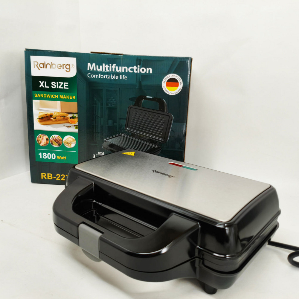 Гриль для приготування різних страв, Універсальний гриль для їжі, Бутербродниця побутова YE-25 Львів - фото 10