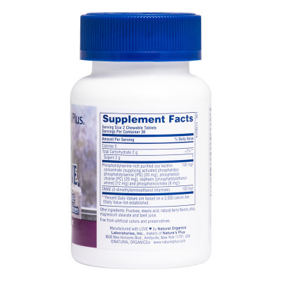 Вітамінно-мінеральний комплекс Natures Plus Добавка для Активних Дітей (Фосфатидилсерин і DMAE), Nature' (NTP3000) Вінниця - фото 2