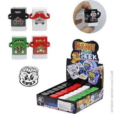 Штампи дитячі "Монстри", 4 види, в дісплеї/24/, ЦІНА ЗА шт Київ - фото 1