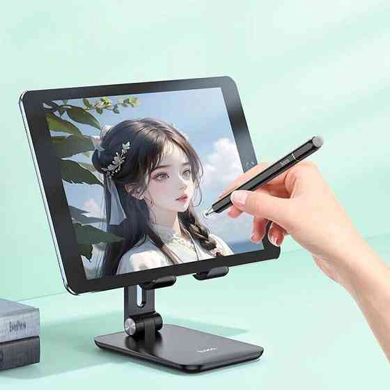 Стилус HOCO GM111 Cool dynamic series 3-in-1 passive universal capacitive pen Black Київ