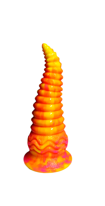 Рельєфне дилдо Rattle tail Sex Aura Київ - фото 3