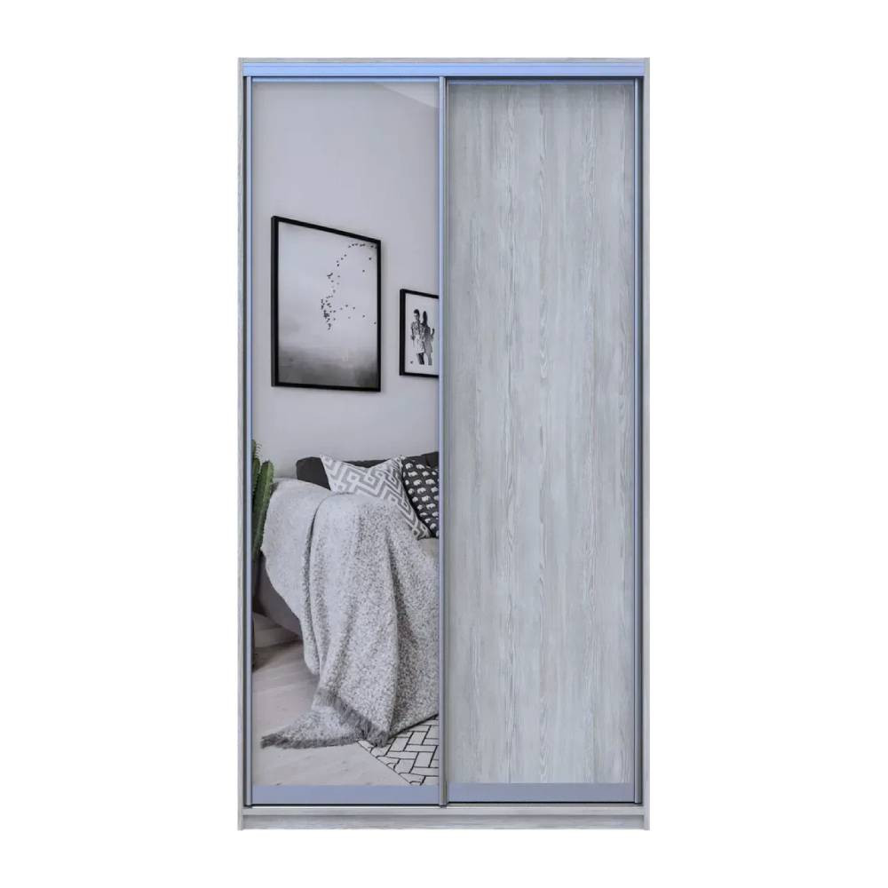 Шкаф купе Doros Сити Лайт Сосна Натти 1 ДСП / 1 зеркало 120х45х225 (DRS-011956) Львов - изображение 4
