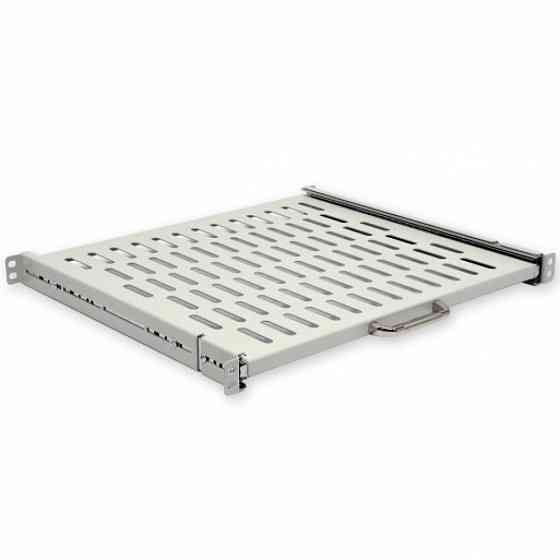 Полиця висувна 19" CMS UA-SHSL-400G 1U 400 мм, сіра Київ