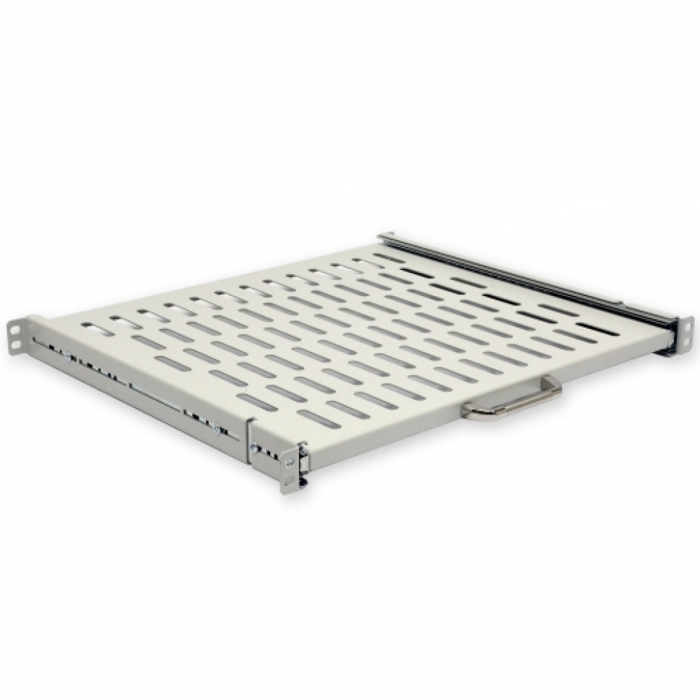 Полиця висувна 19" CMS UA-SHSL-400G 1U 400 мм, сіра Київ - фото 1