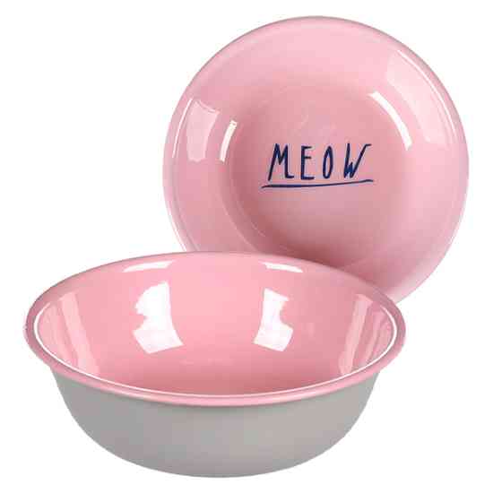 Flamingo Nell Round ФЛАМІНГО НЕЛЛ КРУГЛА емальована миска для котів Київ
