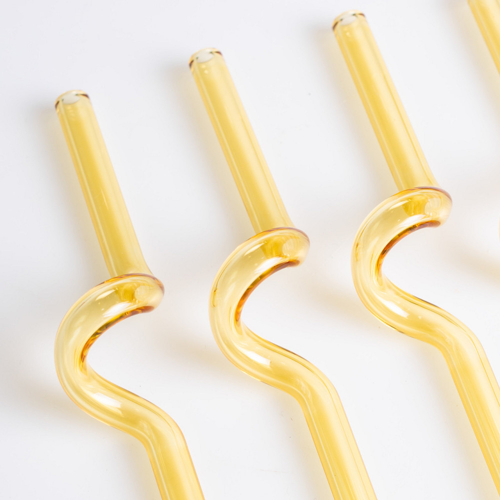 Yiwu Набір 4 скляних трубочок із йоржиком для чищення HP-34-34Y Коломия - фото 5