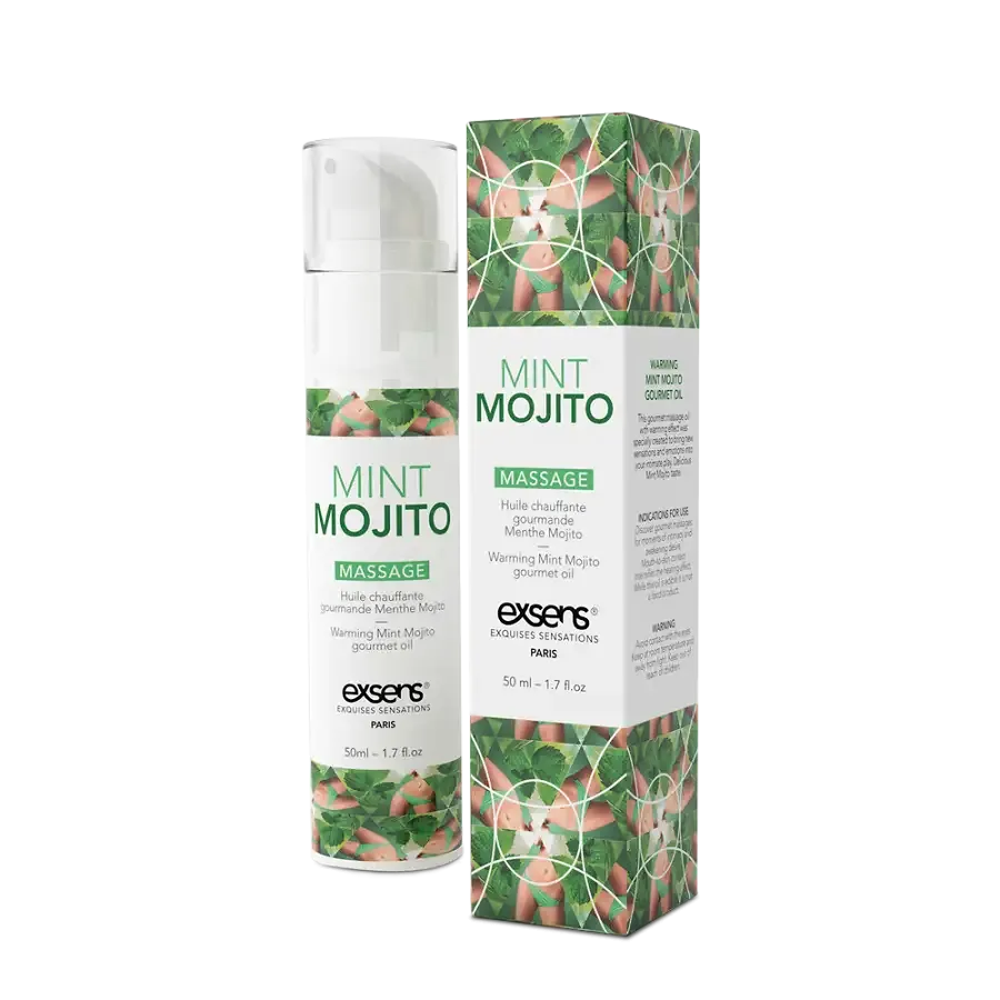 Масажна олія EXSENS Mojito 50мл розігрівальна, без цукру, без парабенів, їстівна Львов - изображение 1