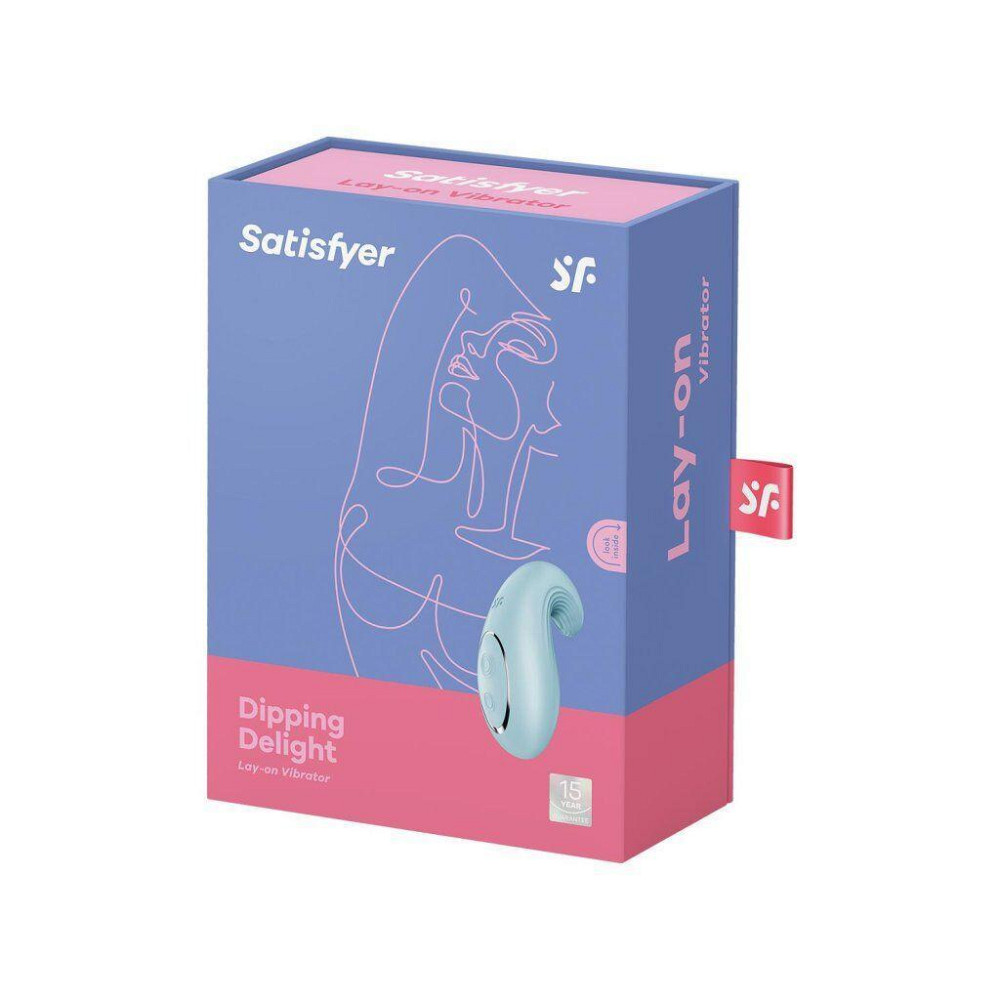 Вибратор Satisfyer Dipping Delight Light Blue, 2 мотора, гибкий кончик Sex Aura Киев - изображение 7