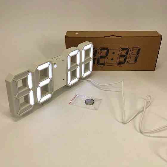 Настольные часы со светодиодным дисплеем, Настольные часы led на батарейках Лед IV-51 Киев