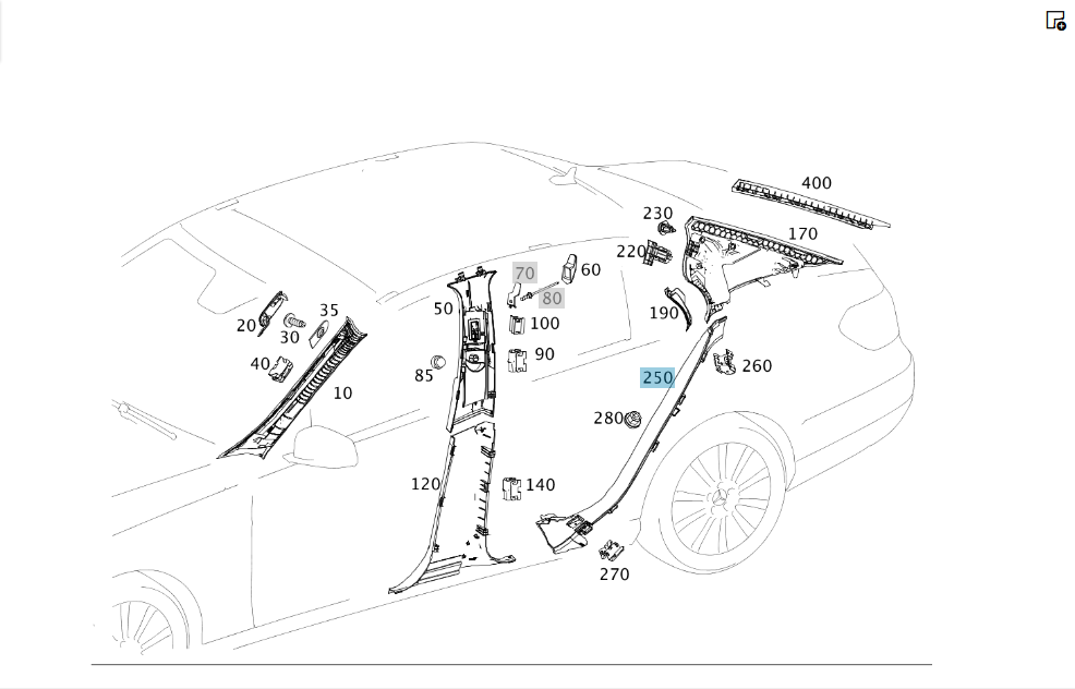 Mercedes-Benz  A2126903825 9G26 Обшивка задньої правої колісної арки чорна E-class W212 Одеса - фото 2