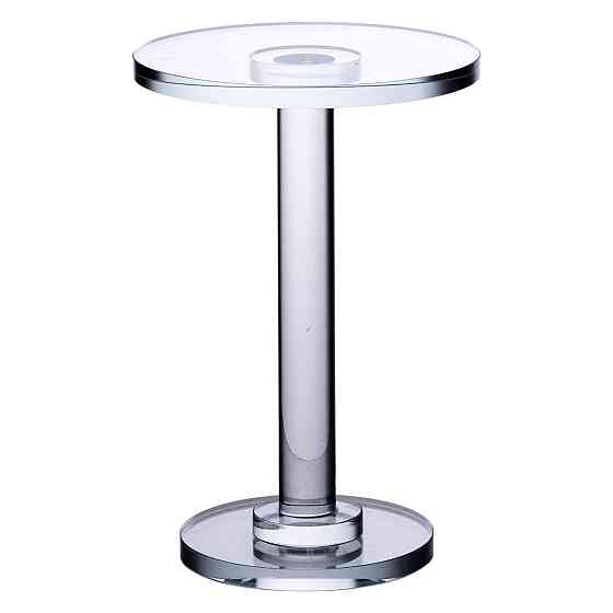 Тортівниця скляна на ніжці 12×18 см кругла стійка для торта, капкейків HP-4-68M Київ